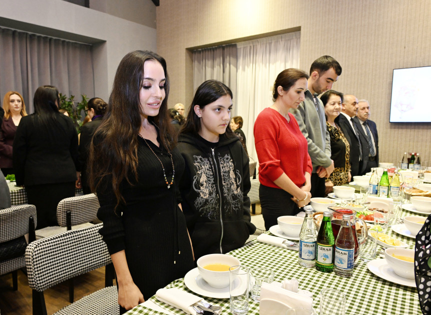 Leyla Əliyeva Qubada iftar məclisində iştirak edib<font color=red> - FOTOLAR</font>