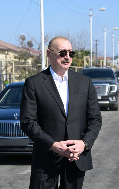 Prezident İlham Əliyev Xocavənd kəndində görülmüş işlərlə tanış olub<font color='red'> - YENİLƏNİB</font><font color=red> - FOTOLAR</font>