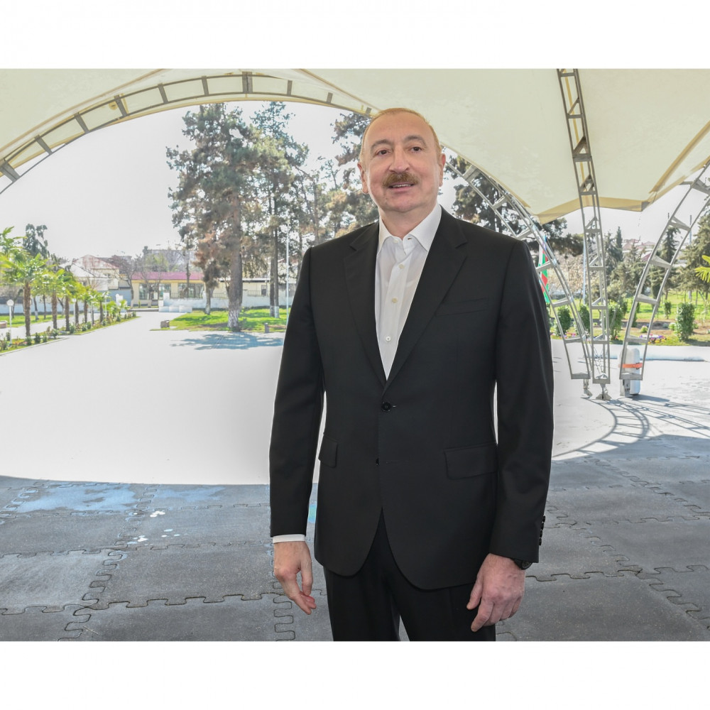 Prezident İlham Əliyev Xocavənd şəhər və Xocavənd kənd sakinləri ilə görüşüb<font color=red> - FOTOLAR</font>