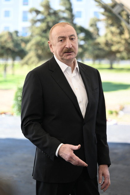 Prezident İlham Əliyev Xocavənd şəhər və Xocavənd kənd sakinləri ilə görüşüb<font color=red> - FOTOLAR</font>