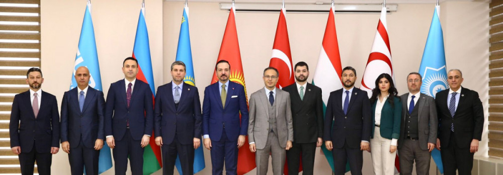 AKP-nin nümayəndə heyəti TÜRKPA-nın Baş katibi ilə görüşüb <font color=red> - FOTOLAR</font>