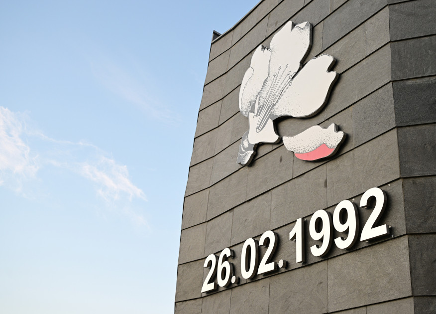 Prezident İlham Əliyev Xocalı Soyqırımı Memorialının açılışında iştirak edib<font color='red'> - YENİLƏNİB 3</font><font color=red> - FOTOLAR</font>