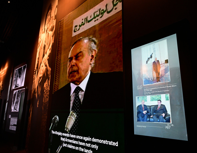 Prezident İlham Əliyev Xocalı Soyqırımı Memorialının açılışında iştirak edib<font color='red'> - YENİLƏNİB 3</font><font color=red> - FOTOLAR</font>