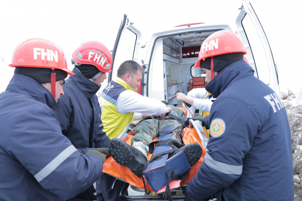 Fövqəladə Hallar Nazirliyi Zəngəzur Milli Parkında təlim keçirib <font color=red> - FOTOLAR</font>