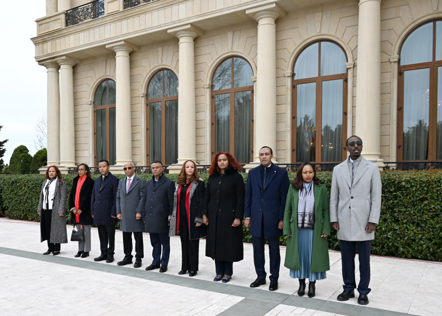 Efiopiyanın Baş nazirinin rəsmi qarşılanma mərasimi olub<font color='red'> - YENİLƏNİB</font><font color=red> - FOTOLAR</font>