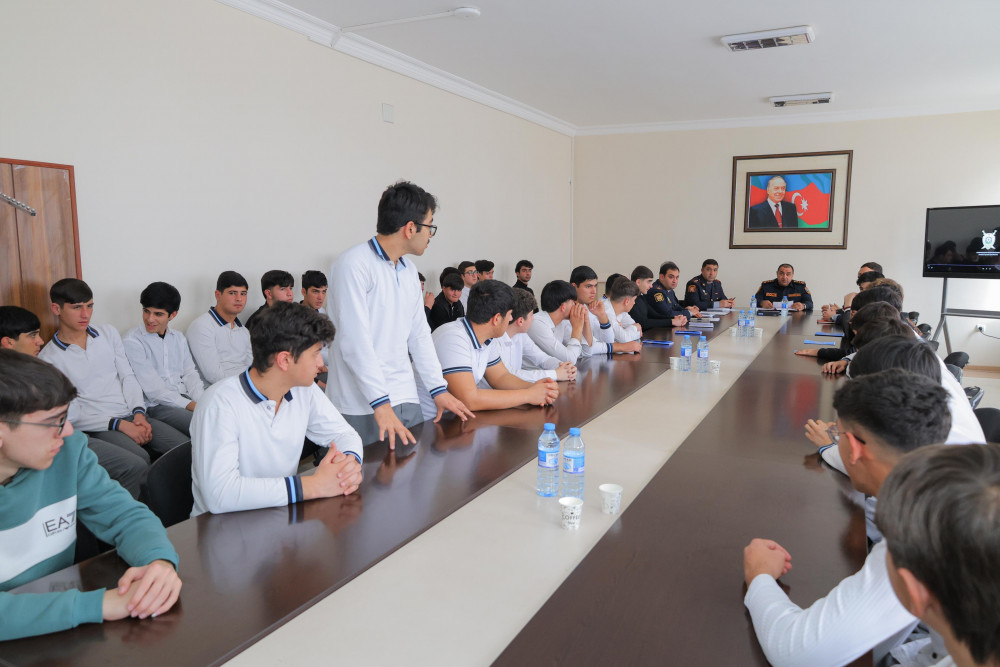 Naxçıvanda məktəblilər üçün növbəti maarifləndirici görüş təşkil olunub<font color=red> - FOTOLAR</font>
