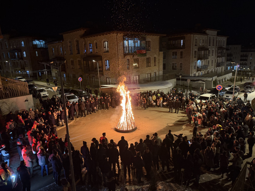 Şuşada Od çərşənbəsi coşqusu<font color=red> - FOTOLAR</font>