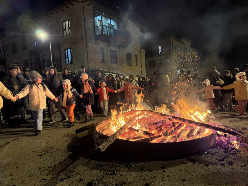 Şuşada Od çərşənbəsi coşqusu<font color=red> - FOTOLAR</font>