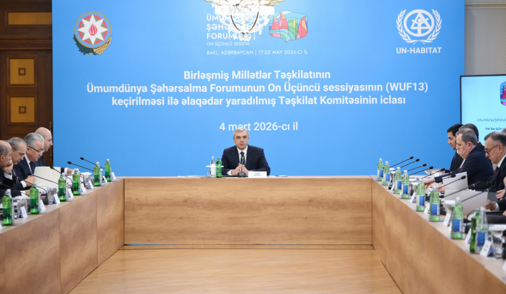 Təşkilat Komitəsinin növbəti iclasında WUF13-ə hazırlıq məsələlərinə dair məruzələr dinlənilib<font color=red> - FOTOLAR</font>