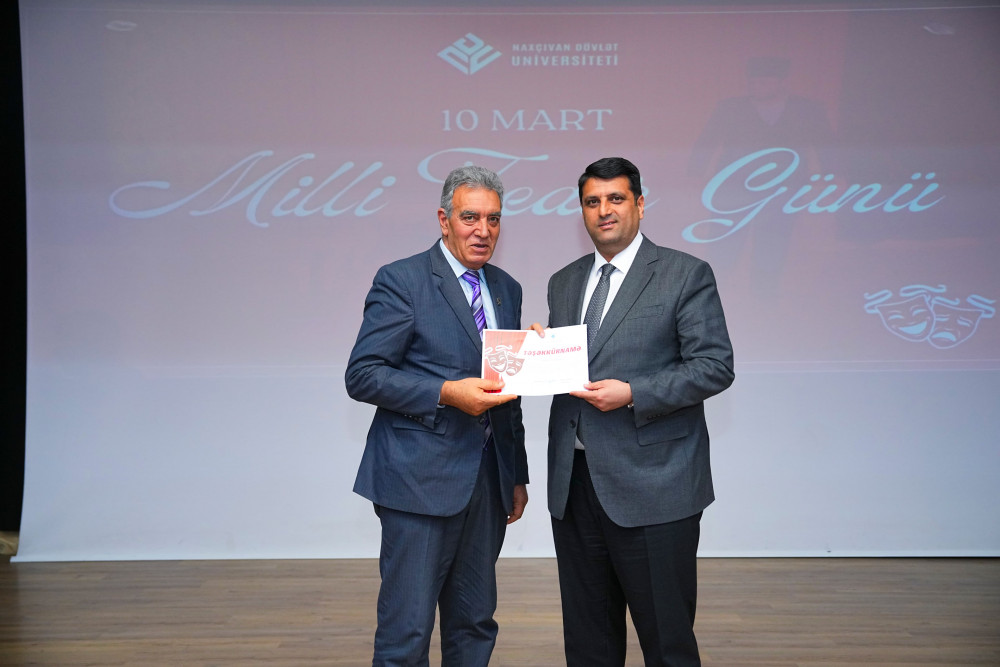 NDU-da 10 Mart – Azərbaycan Milli Teatr Günü qeyd olunub<font color=red> - FOTOLAR</font>