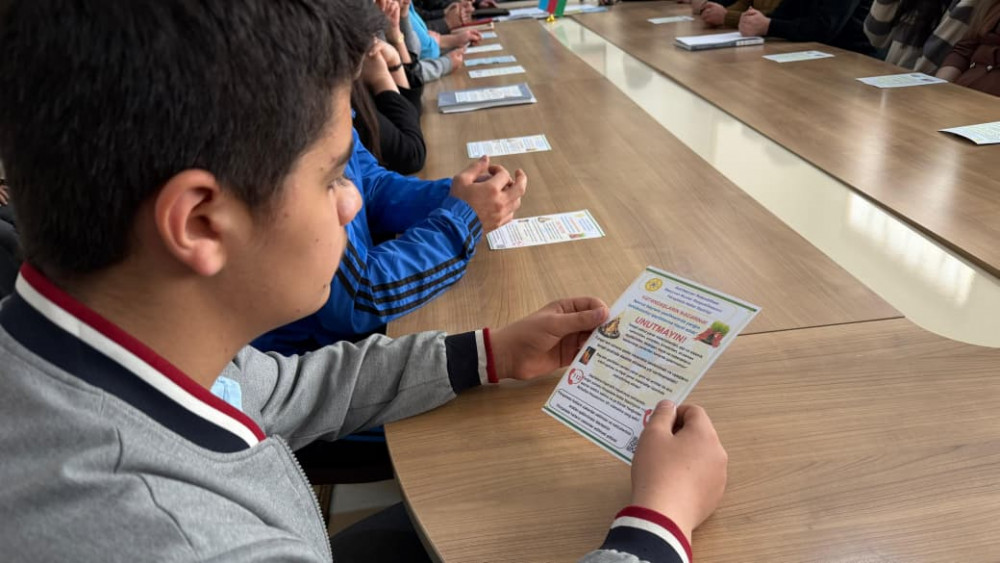 FHN Şahbuz şəhər 2 nömrəli tam orta məktəbində təlim keçirib <font color=red> - FOTOLAR</font>