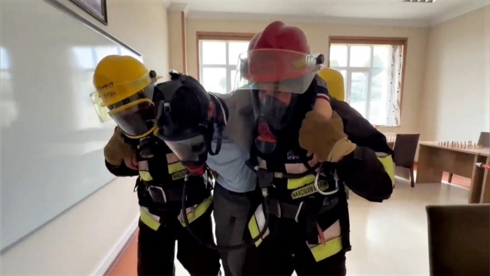 FHN Şahbuz şəhər 2 nömrəli tam orta məktəbində təlim keçirib <font color=red> - FOTOLAR</font>