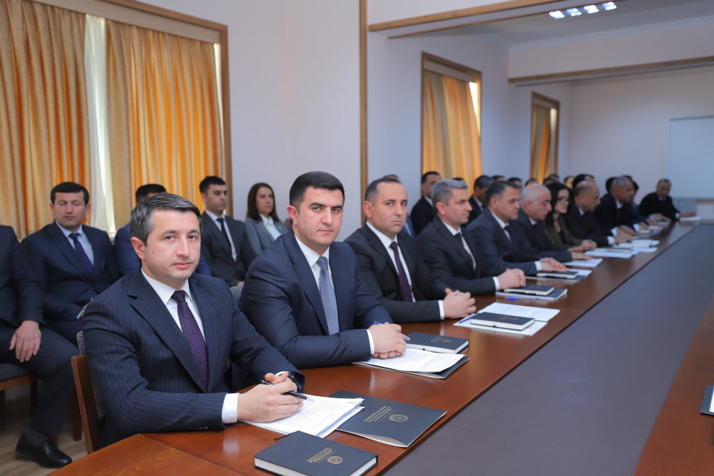 Naxçıvan Muxtar Respublikasının Maliyyə Nazirliyində kollegiya iclası keçirilib<font color=red> - FOTOLAR</font>