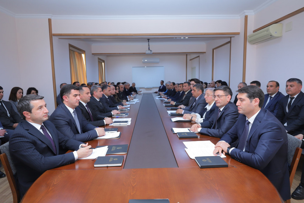 Naxçıvan Muxtar Respublikasının Maliyyə Nazirliyində kollegiya iclası keçirilib<font color=red> - FOTOLAR</font>