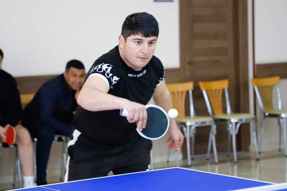 Dövlət qurumlarının əməkdaşları arasında stolüstü tennis yarışı keçirilib <font color=red> - FOTOLAR</font>