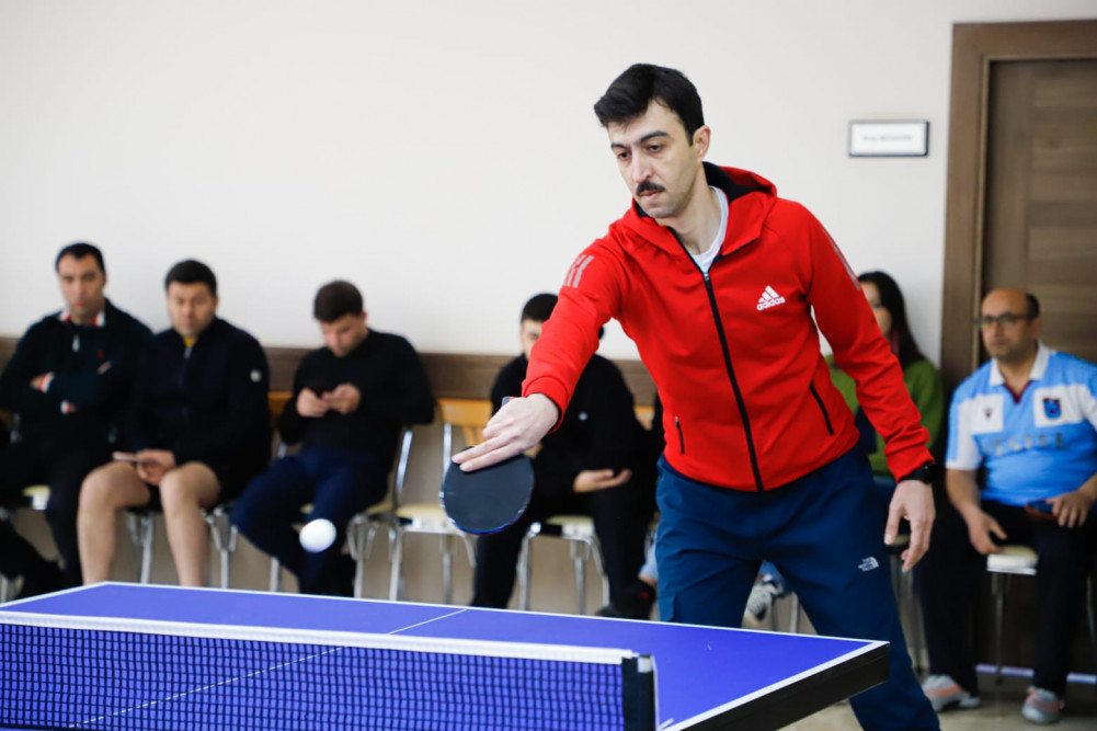 Dövlət qurumlarının əməkdaşları arasında stolüstü tennis yarışı keçirilib <font color=red> - FOTOLAR</font>