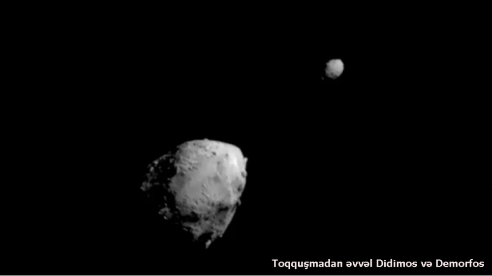İlk dəfə olaraq kosmosda asteroidin istiqamətini dəyişmək mümkün olub<font color=red> - FOTOLAR</font>