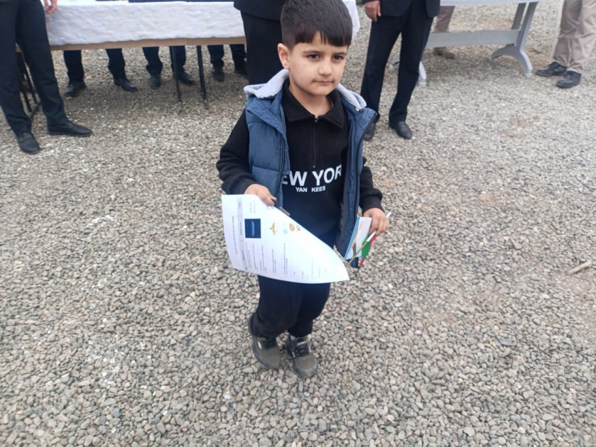 Xocavəndin Xanoba kəndində 25 ailəyə evlərinin açarları təqdim olunub<font color=red> - FOTOLAR</font>