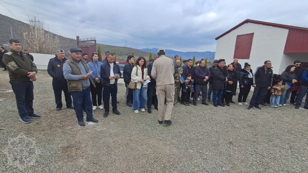 Xocavəndin Xanoba kəndində 25 ailəyə evlərinin açarları təqdim olunub<font color=red> - FOTOLAR</font>