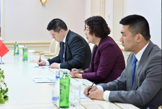 Sahibə Qafarova Çinin Azərbaycandakı səfiri ilə görüşüb<font color=red> - FOTOLAR</font>