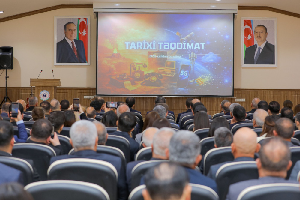 Naxçıvanda telefon rabitəsinin 100 illiyinə həsr olunmuş yubiley tədbiri keçirilib<font color=red> - FOTOLAR</font>