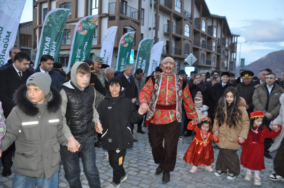 İşğaldan azad Kəlbəcərdə ilk kütləvi Novruz tədbiri olub<font color=red> - FOTOLAR</font>