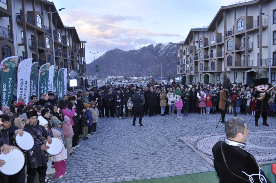 İşğaldan azad Kəlbəcərdə ilk kütləvi Novruz tədbiri olub<font color=red> - FOTOLAR</font>