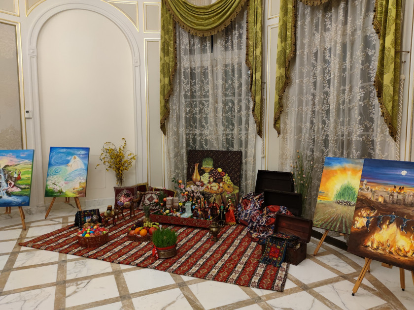 Parisdə Novruz bayramı münasibətilə xalça sərgisi açılıb<font color=red> - FOTOLAR</font>