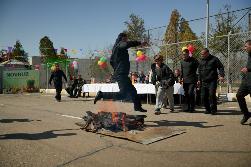 Naxçıvanda cəzaçəkmə müəssisəsində Novruz şənliyi keçirilib<font color=red> - FOTOLAR</font>