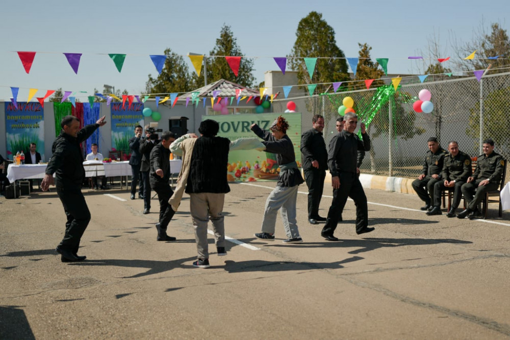 Naxçıvanda cəzaçəkmə müəssisəsində Novruz şənliyi keçirilib<font color=red> - FOTOLAR</font>