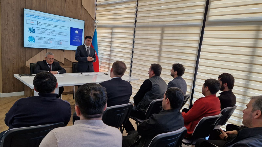 İctimai iaşə fəaliyyəti ilə məşğul olan vergi ödəyiciləri ilə maarifləndirici görüşlər keçirilib<font color=red> - FOTOLAR</font>