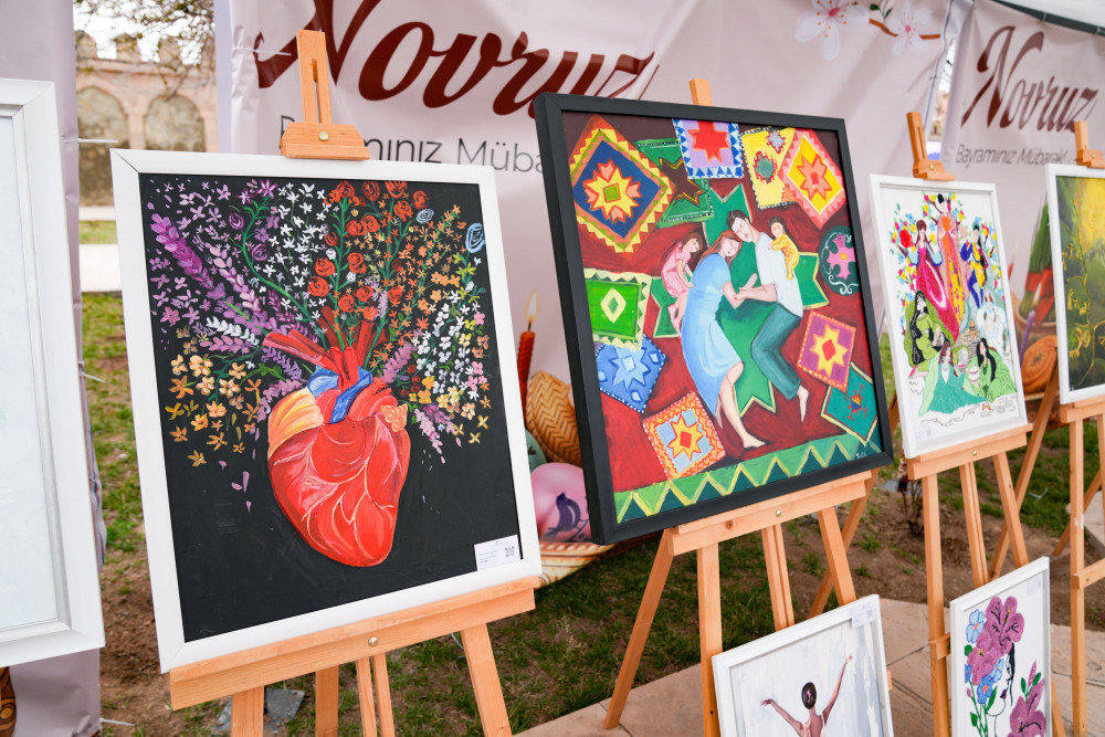 Naxçıvanda Novruz bayramı münasibətilə ümumxalq şənliyi keçirilib<font color=red> - FOTOLAR</font>