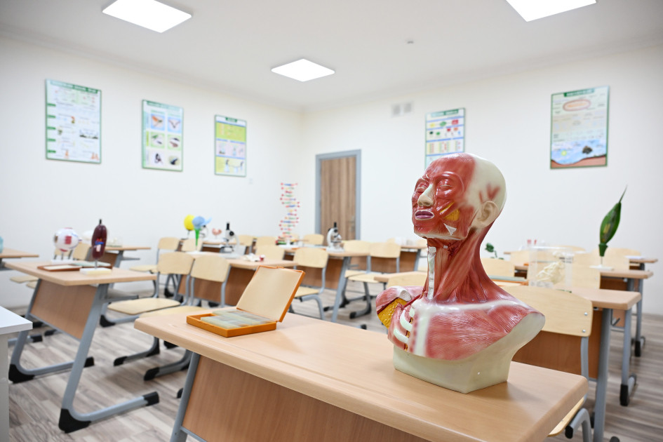 Prezident İlham Əliyev Şamaxı Avropa liseyinin yeni binasının açılışında iştirak edib<font color=red> - FOTOLAR</font>