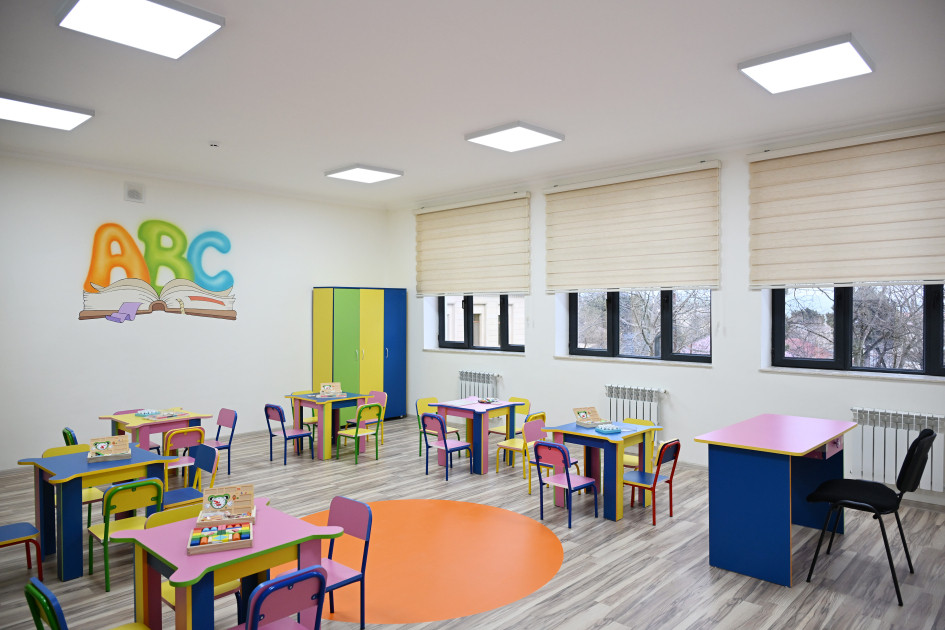 Prezident İlham Əliyev Şamaxı Avropa liseyinin yeni binasının açılışında iştirak edib<font color=red> - FOTOLAR</font>