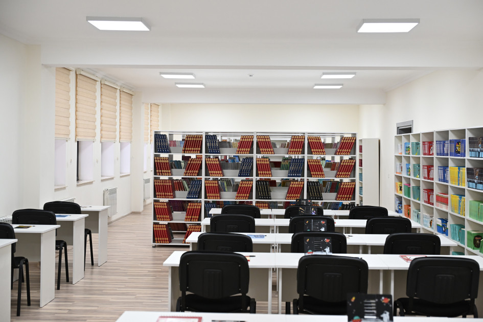 Prezident İlham Əliyev Şamaxı Avropa liseyinin yeni binasının açılışında iştirak edib<font color=red> - FOTOLAR</font>