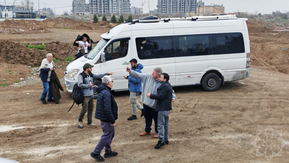 37 ölkədən olan beynəlxalq səyyahlar Ağdam şəhərinə gəliblər<font color=red> - FOTOLAR</font>