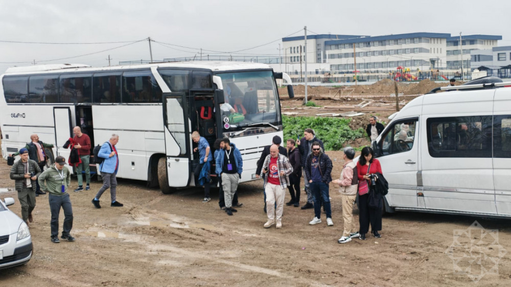 37 ölkədən olan beynəlxalq səyyahlar Ağdam şəhərinə gəliblər<font color=red> - FOTOLAR</font>