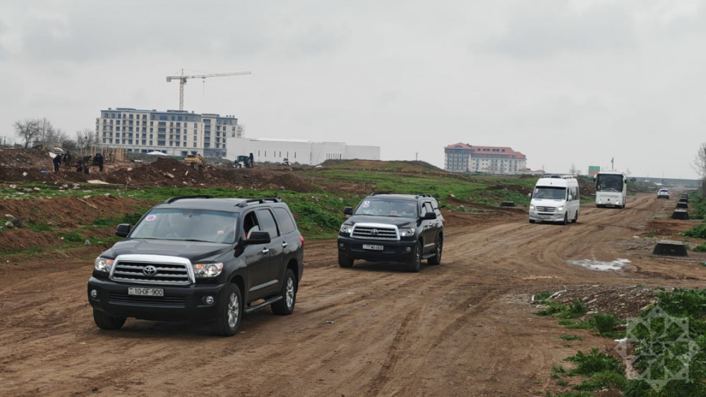 37 ölkədən olan beynəlxalq səyyahlar Ağdam şəhərinə gəliblər<font color=red> - FOTOLAR</font>