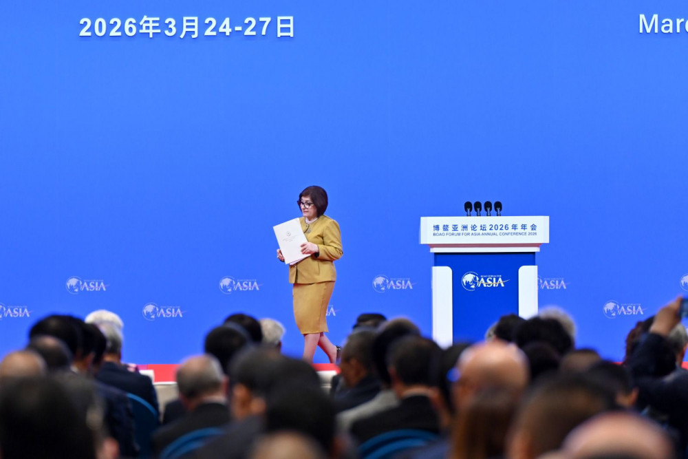 Sahibə Qafarova Boao Forumunda Azərbaycanın qlobal təşəbbüslərindən danışıb<font color=red> - FOTOLAR</font>