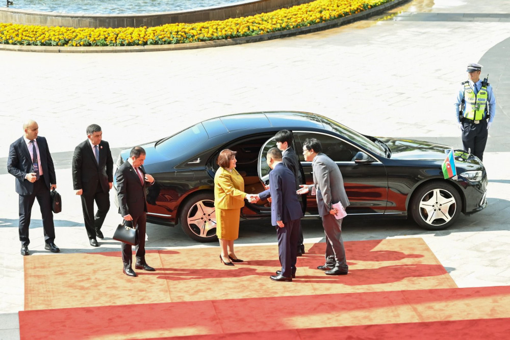 Sahibə Qafarova Boao Forumunda Azərbaycanın qlobal təşəbbüslərindən danışıb<font color=red> - FOTOLAR</font>