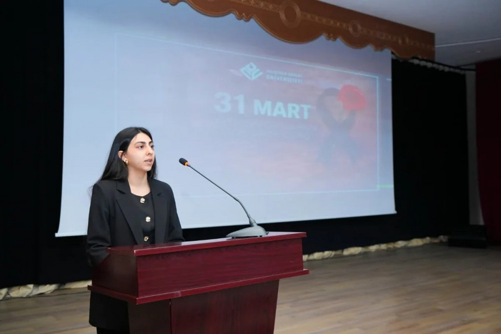 NDU-da 31 Mart – Azərbaycanlıların Soyqırımı Günü yad edilib <font color=red> - FOTOLAR</font>