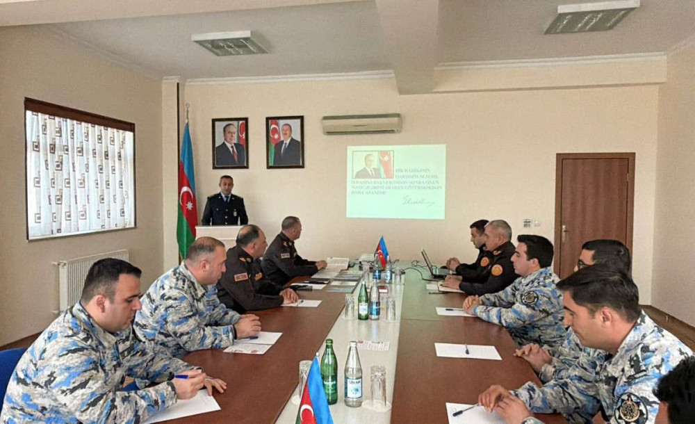 “Şahtaxtı” gömrük postunda fövqəladə hallar zamanı davranış və təxliyə qaydaları ilə bağlı təlim keçirilib<font color=red> - FOTOLAR</font>