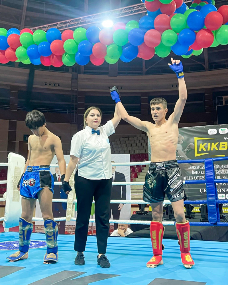 Naxçıvanın “Ləvənt Bulut” döyüş klubu kikboks turnirinin mükafatçısı olub<font color=red> - FOTOLAR</font>