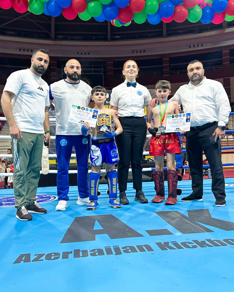 Naxçıvanın “Ləvənt Bulut” döyüş klubu kikboks turnirinin mükafatçısı olub<font color=red> - FOTOLAR</font>
