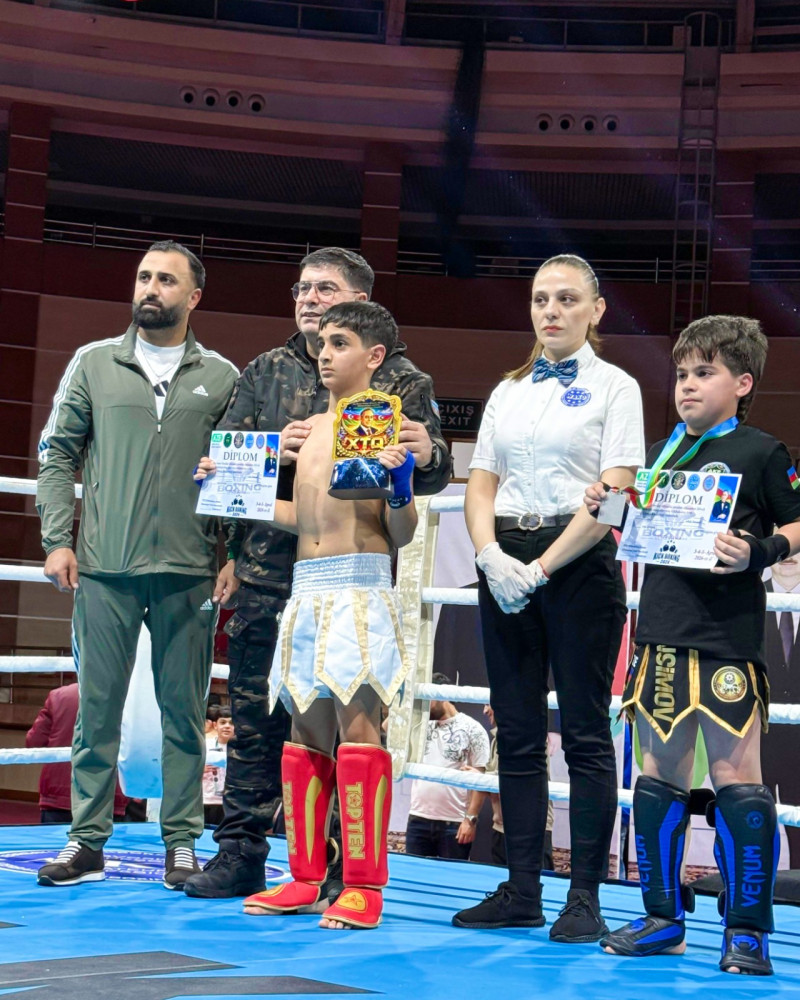 Naxçıvanın “Ləvənt Bulut” döyüş klubu kikboks turnirinin mükafatçısı olub<font color=red> - FOTOLAR</font>