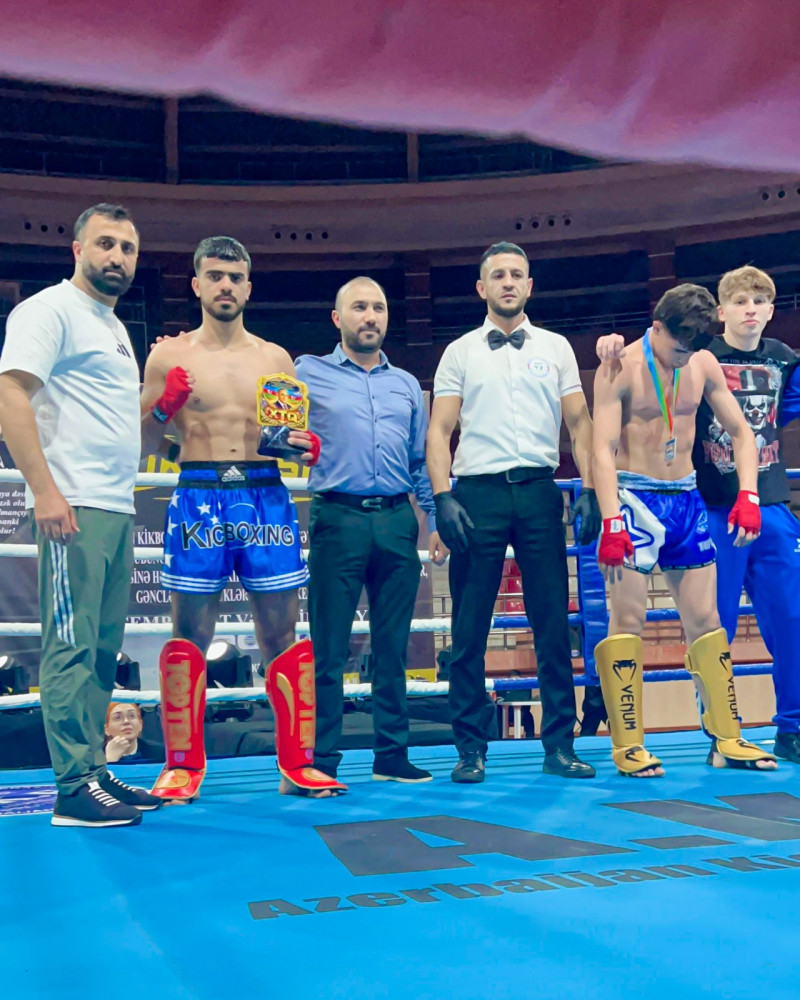 Naxçıvanın “Ləvənt Bulut” döyüş klubu kikboks turnirinin mükafatçısı olub<font color=red> - FOTOLAR</font>