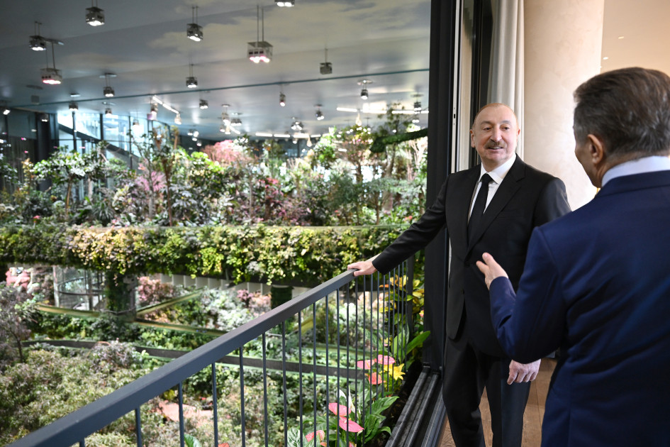 Azərbaycan Respublikasının Prezidentinin şərəfinə lanç<font color=red> - FOTOLAR</font>