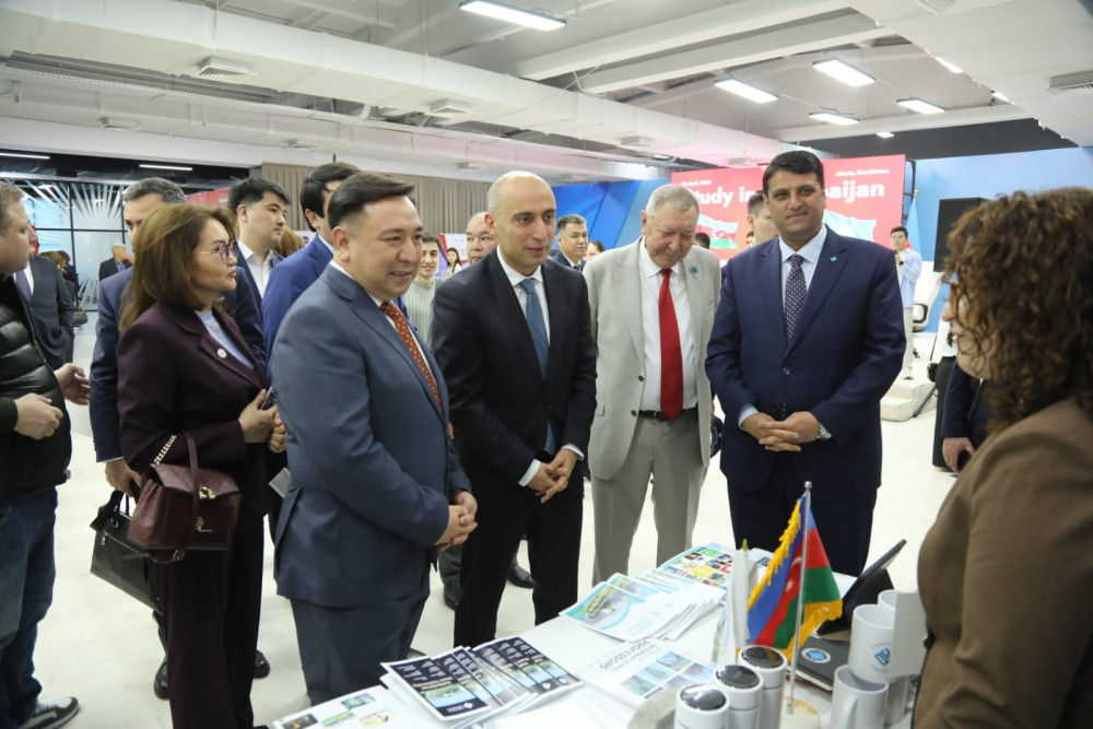 NDU “Study in Azerbaijan” təhsil sərgisində təmsil olunub, Qazaxıstanın bir sıra ali təhsil müəssisələri ilə əməkdaşlığa başlayıb<font color=red> - FOTOLAR</font>
