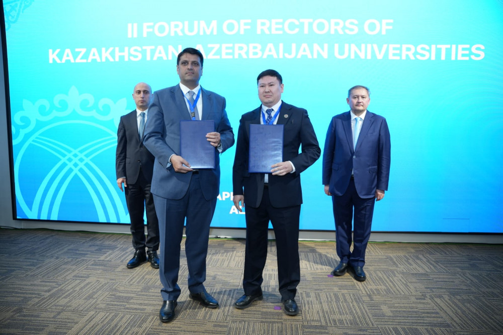 NDU “Study in Azerbaijan” təhsil sərgisində təmsil olunub, Qazaxıstanın bir sıra ali təhsil müəssisələri ilə əməkdaşlığa başlayıb<font color=red> - FOTOLAR</font>