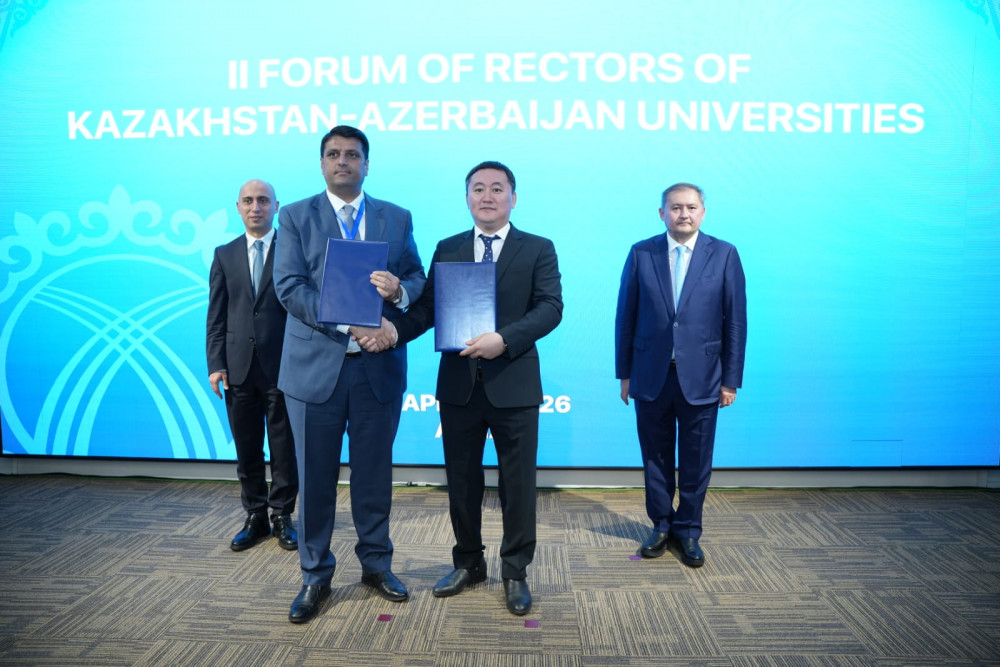 NDU “Study in Azerbaijan” təhsil sərgisində təmsil olunub, Qazaxıstanın bir sıra ali təhsil müəssisələri ilə əməkdaşlığa başlayıb<font color=red> - FOTOLAR</font>